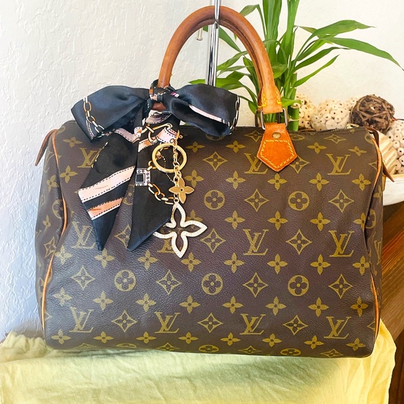 Louis Vuitton Monogram Vintage Speedy 30 w/ LV Lock & Key and Dust Bag - Picture 1 of 16